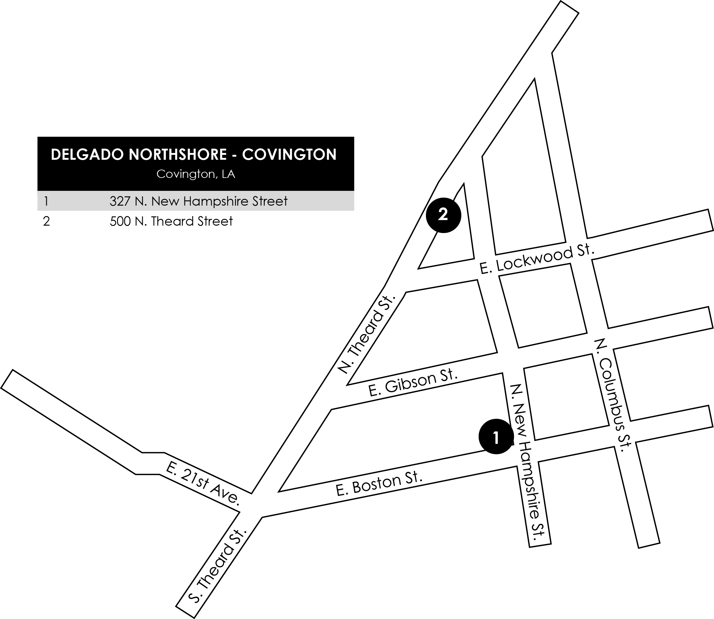 Maps Delgado Community College Modern Campus Catalog™